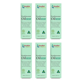 Soodox Organic Frankincense Oil 50mL Pack of 6