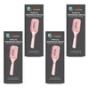 Soodox Organic Hair Oil Dispensing Brush Pink Pack of 4