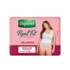 Depend Real Fit Underwear for Women Regular Absorbency Medium 8 Pack x 4