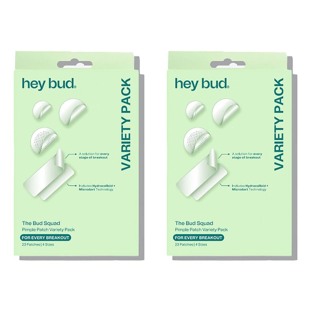 Hey Bud Pimple Patch Variety Pack 23 Patches x 6 Bundle of 2