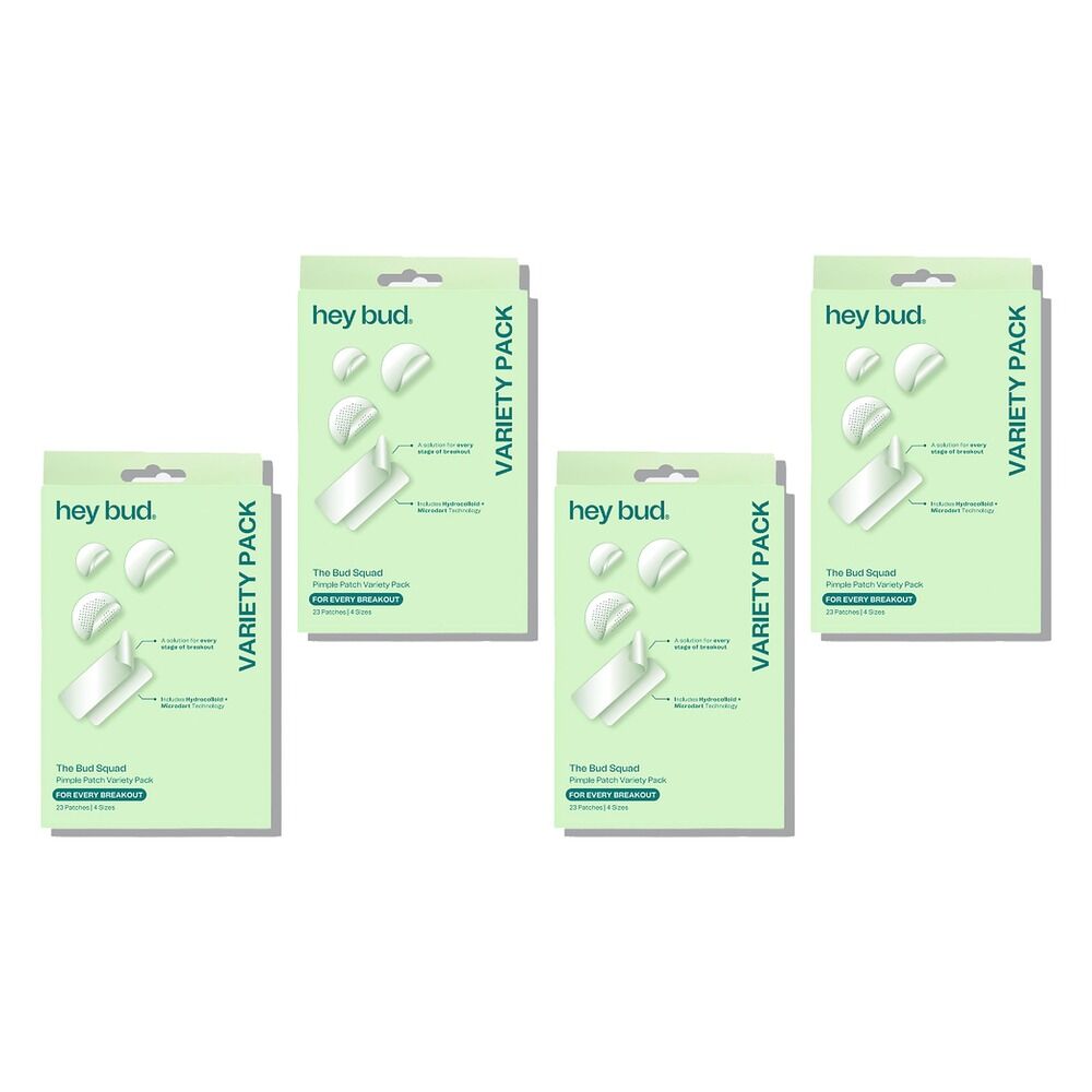 Hey Bud Pimple Patch Variety Pack 23 Patches x 6 Bundle of 4