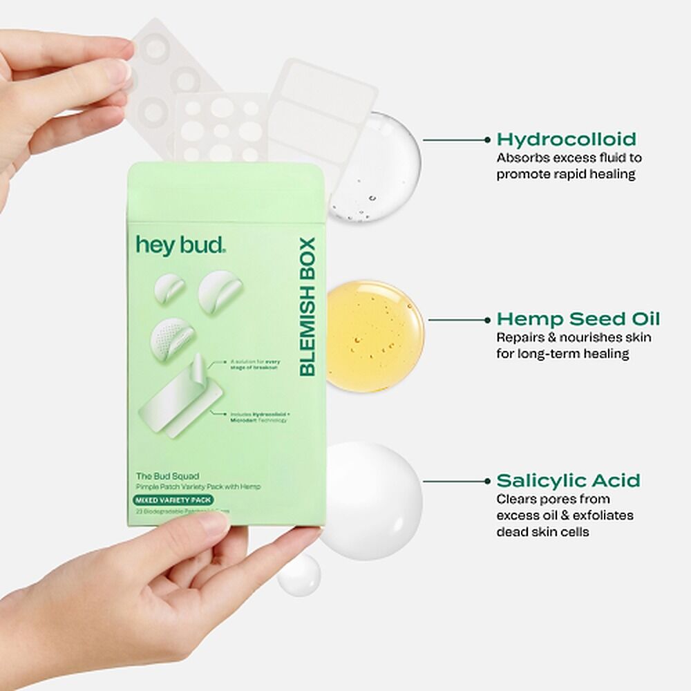 Hey Bud Pimple Patch Variety Pack 23 Patches x 6