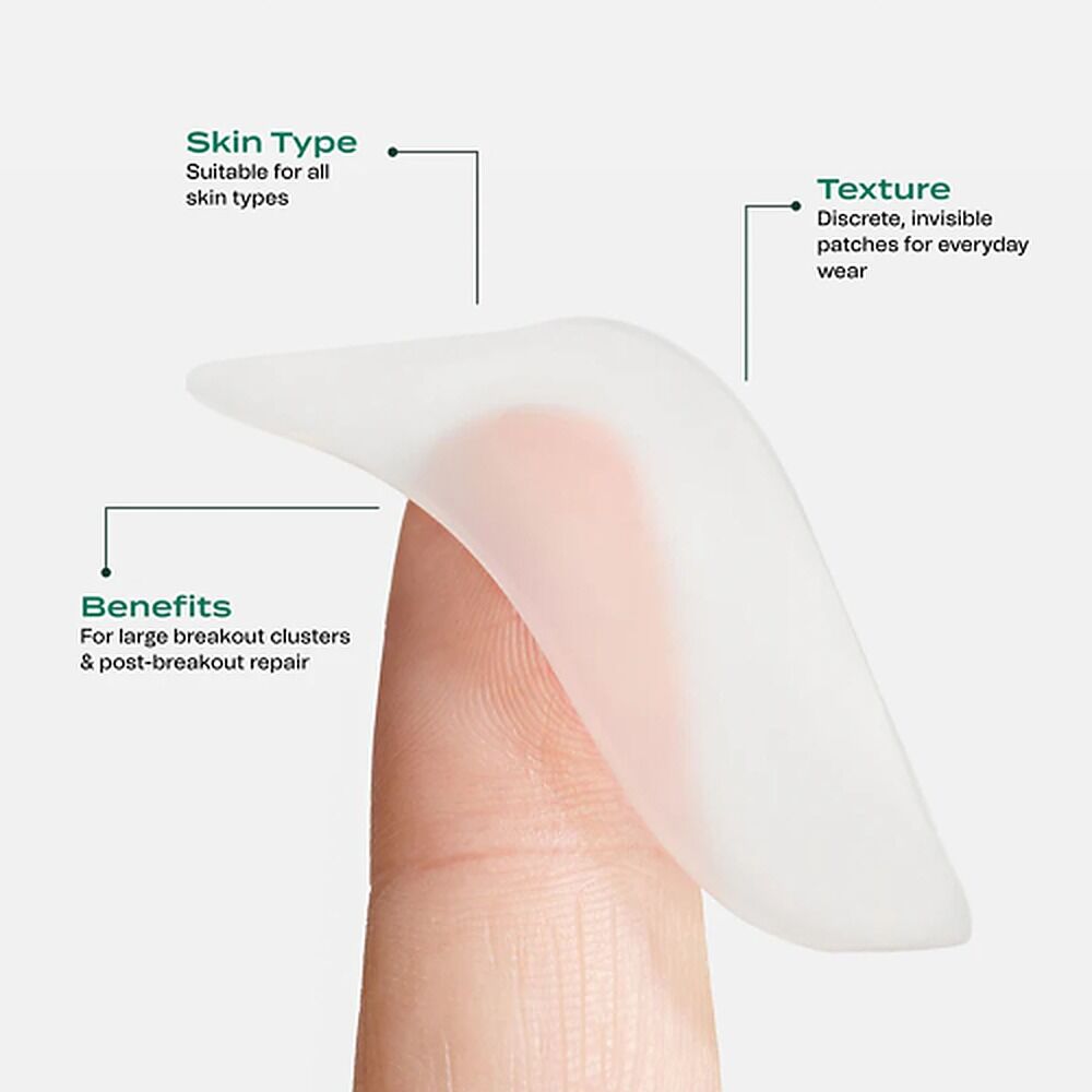 Hey Bud Hydrocolloid + Hemp XL Pimple Strips 10 Patches x 6