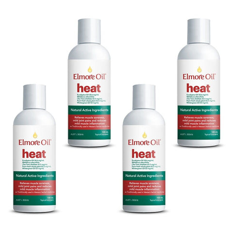Elmore Oil Heat 100mL Pack of 4