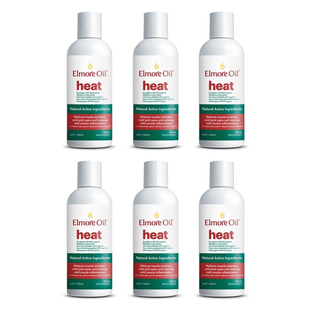 Elmore Oil Heat 100mL Pack of 6