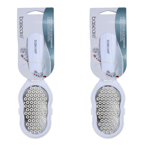 Basicare Pedipro Callus Remover Micro Blade Technology for Smooth Soft Feet x2