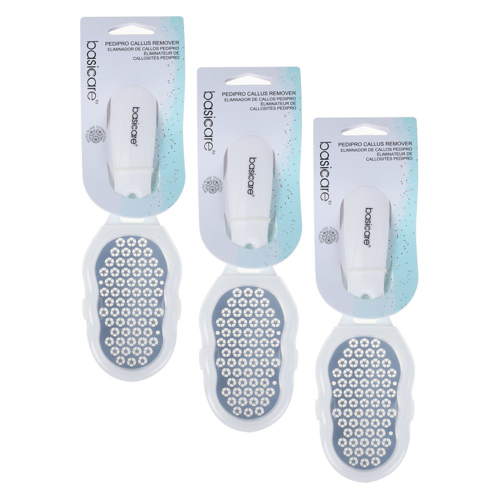 Basicare Pedipro Callus Remover Micro Blade Technology 3 Pack