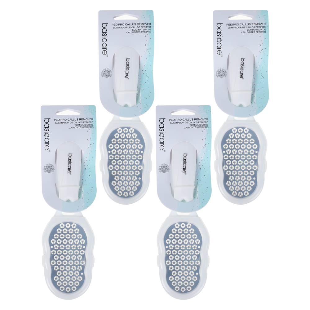 Basicare Pedipro Callus Remover Micro Blade Technology 4 Pack