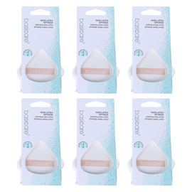 Basicare Non Latex Makeup Sponge Bundle of 6 Teardrop Blender Seamless Finish