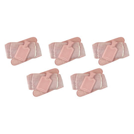 Body Warmers Luxe Body Wrap Hot Water Bottle & Cover Pink/Grey 2 Bundle of 5