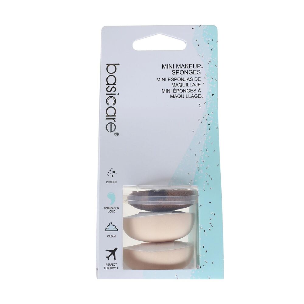 Basicare Mini Makeup Sponges 3 Pack