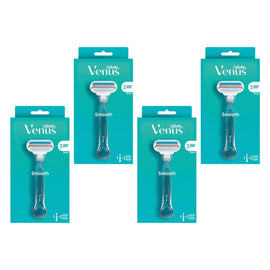 Gillette Venus Smooth Razor 2 Pack Bundle of 4