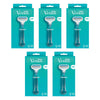 Gillette Venus Smooth Razor 2 Pack Bundle of 5