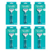 Gillette Venus Smooth Razor 2 Pack Bundle of 6