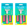Gillette Venus Sensitive Disposable Razor 6 Pack Bundle of 2