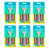 Gillette Venus Sensitive Disposable Razor 6 Pack Bundle of 6
