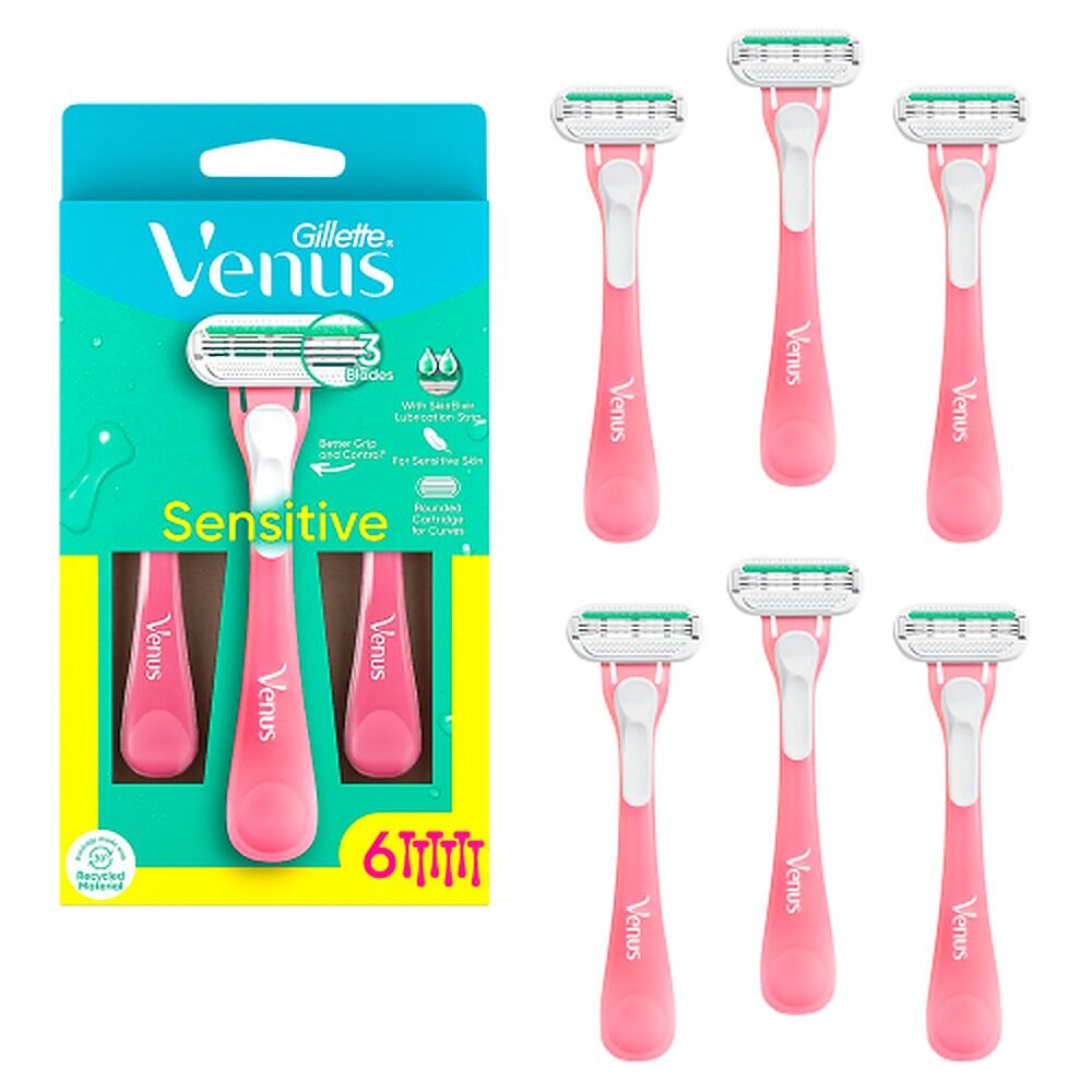 Gillette Venus Sensitive Disposable Razor 6 Pack