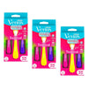 Gillette Venus Tropical Scented Women's Disposable Razor 3 Pack Bundle of 3