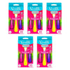 Gillette Venus Tropical Scented Women's Disposable Razor 3 Pack Bundle of 5