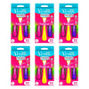 Gillette Venus Tropical Scented Women's Disposable Razor 3 Pack Bundle of 6