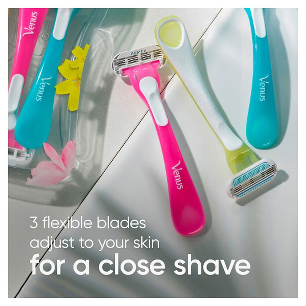 Gillette Venus Tropical Scented Women's Disposable Razor 3 Pack
