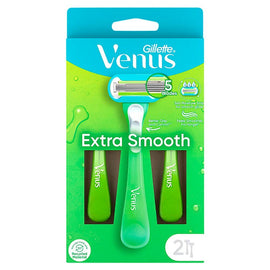 Gillette Venus Extra Smooth Sensitive Disposable Razor 2 Pack