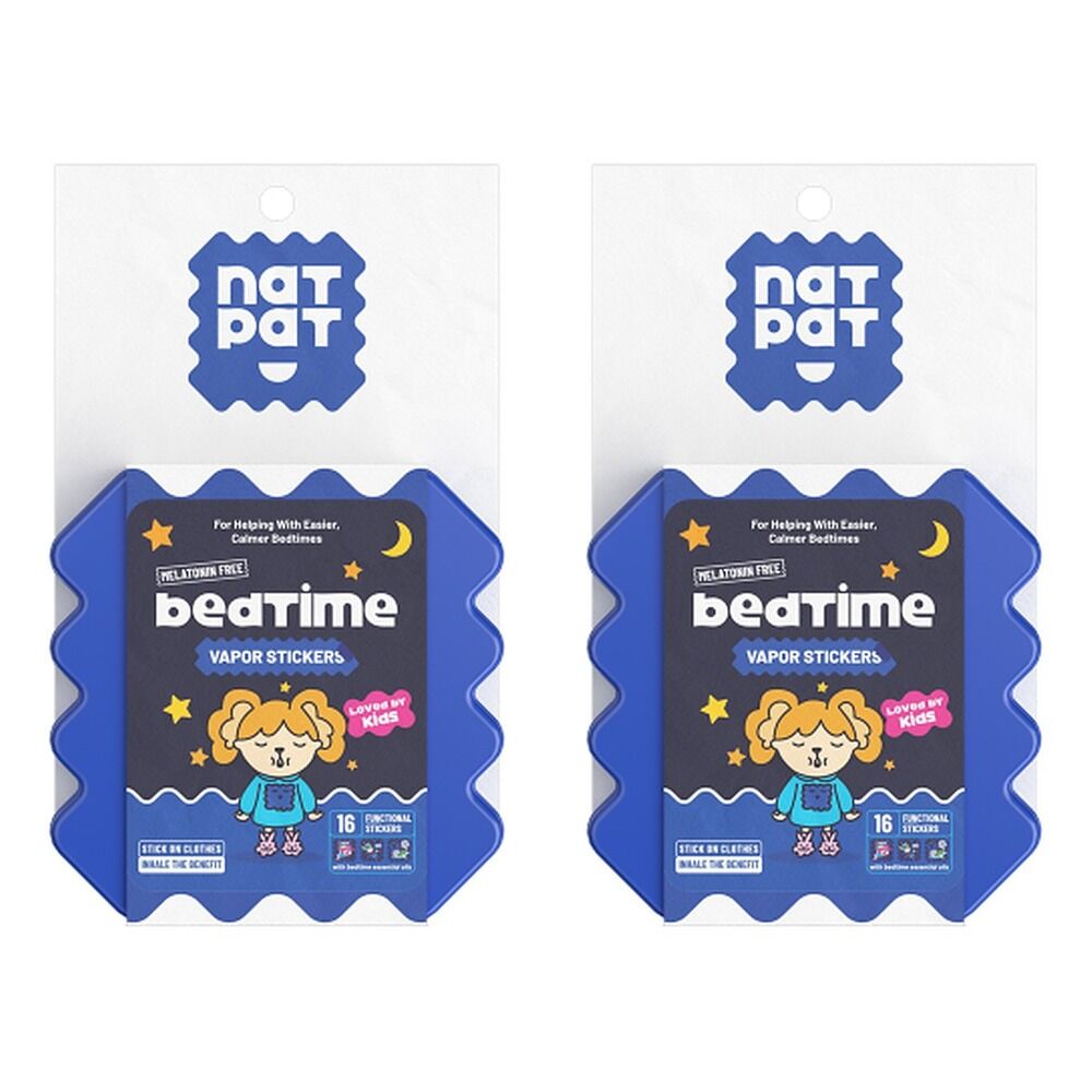 Natural Patch Co. NatPat Kids Bedtime Sleep Promoting 16 Pack Bundle of 2