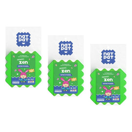 Natural Patch Co. NatPat Kids ZenPatch Mood Calming 16 Pack Bundle of 3