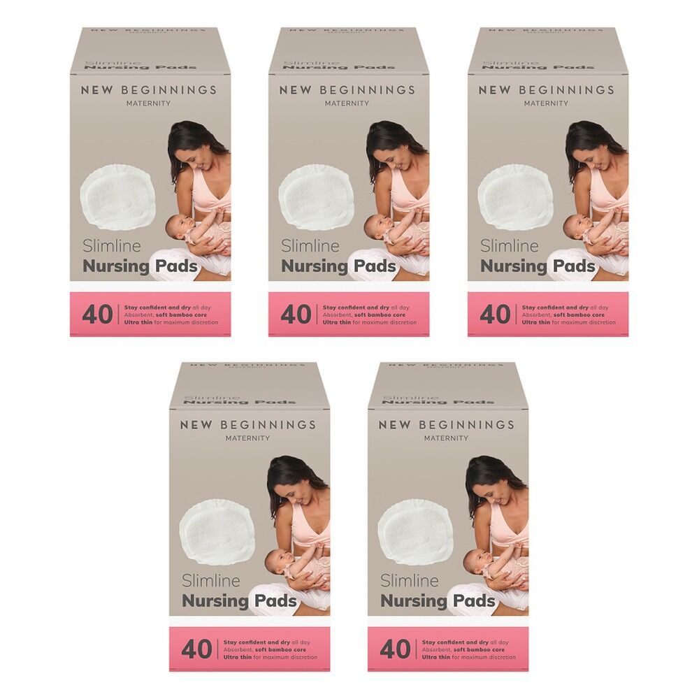 New Beginnings Ultra Thin Bamboo Breast Pads Pack of 5