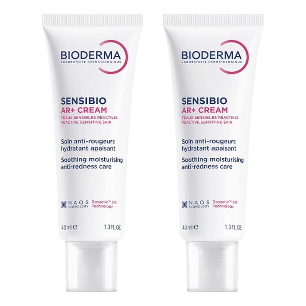 Bioderma Sensibio AR+ Soothing & Strengthening Anti-Redness Pack of 2