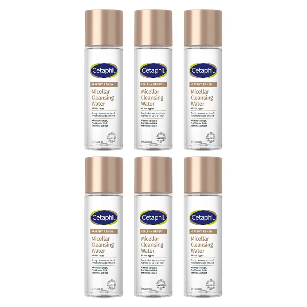 Cetaphil Healthy Renew Micellar Cleansing Water 160mL Pack of 6