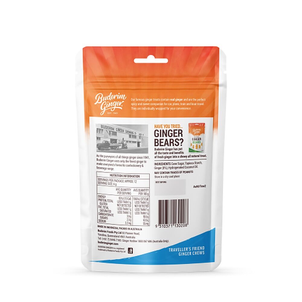 Buderim Ginger Traveller's Friend 50g
