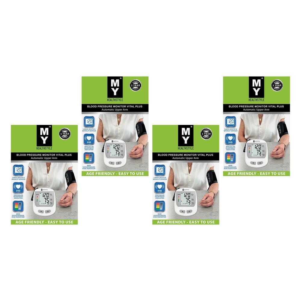 MY Blood Pressure Monitor Vital Plus Pack of 4