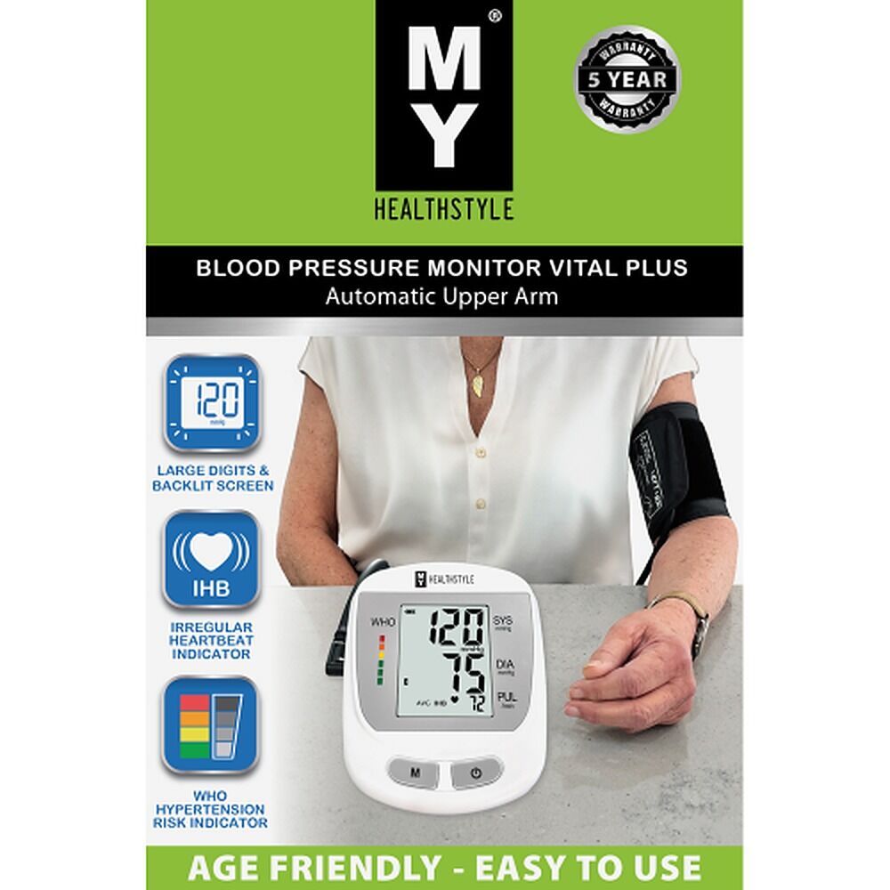 MY Blood Pressure Monitor Vital Plus