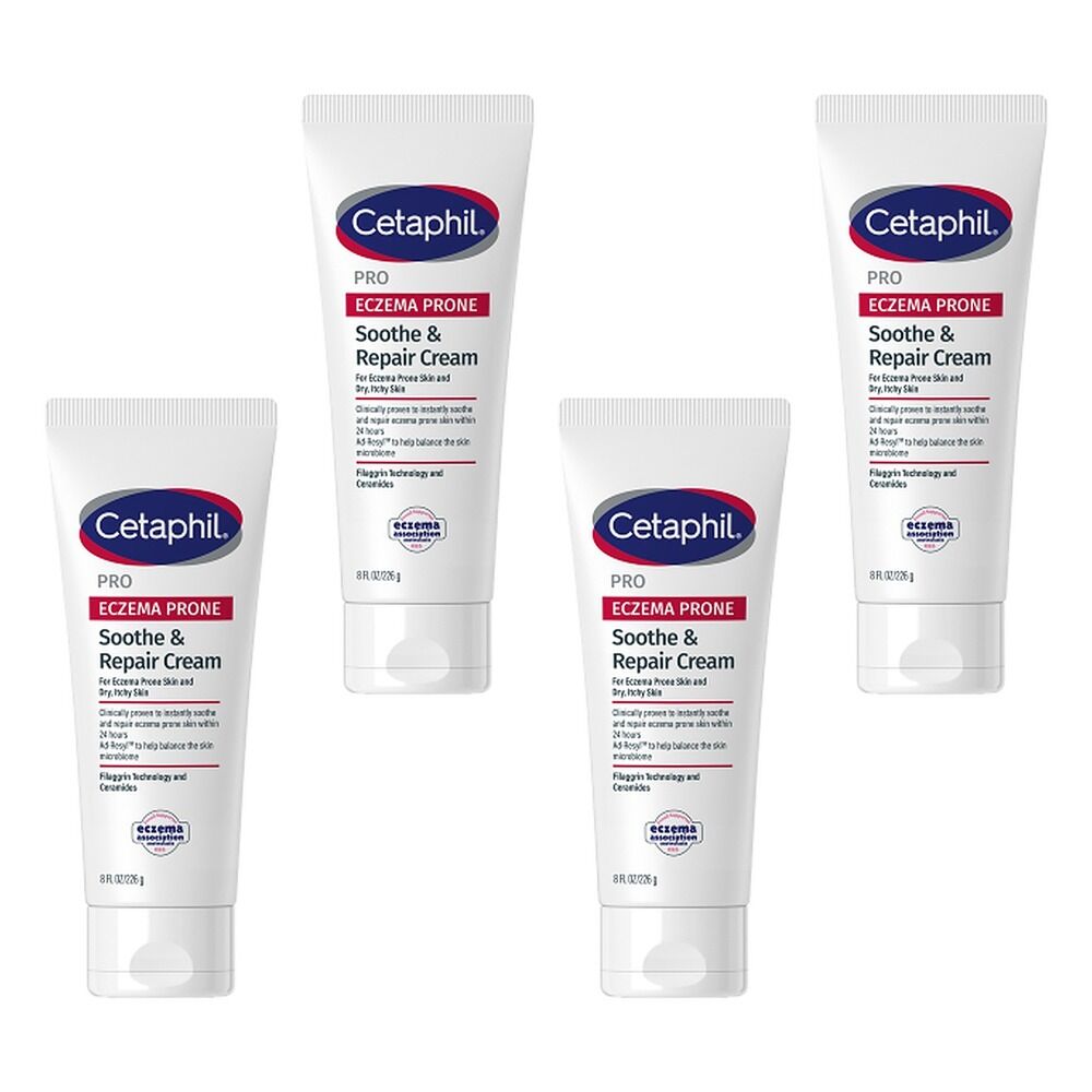 Cetaphil Pro Eczema Prone Soothe & Repair Cream 226g Pack of 4