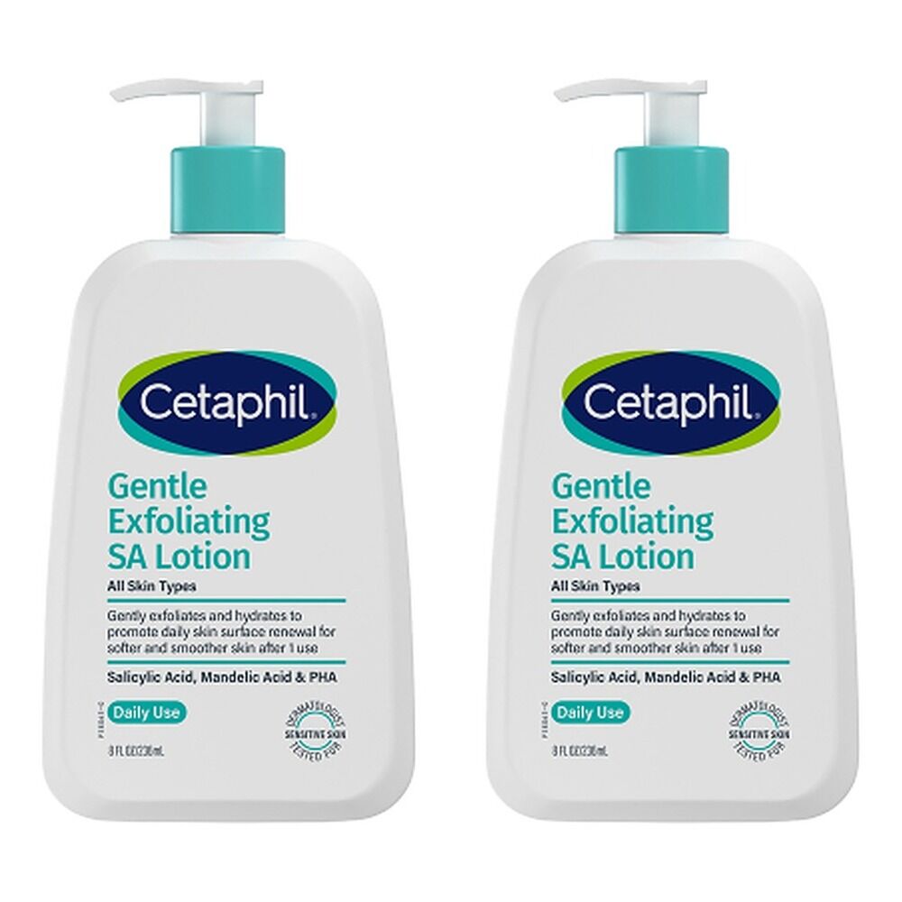 Cetaphil Gentle Exfoliating SA Lotion with Salicylic Acid 236mL Pack of 2
