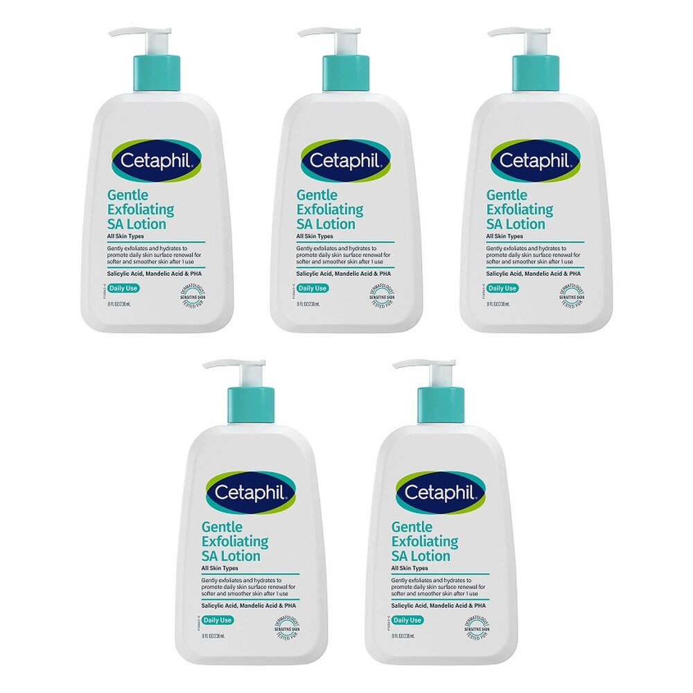 Cetaphil Gentle Exfoliating SA Lotion with Salicylic Acid 236mL Pack of 5