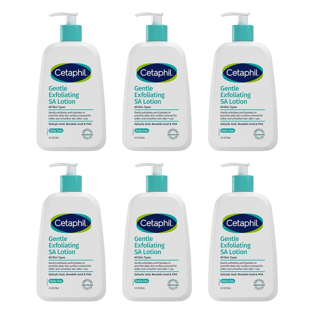 Cetaphil Gentle Exfoliating SA Lotion with Salicylic Acid 236mL Pack of 6