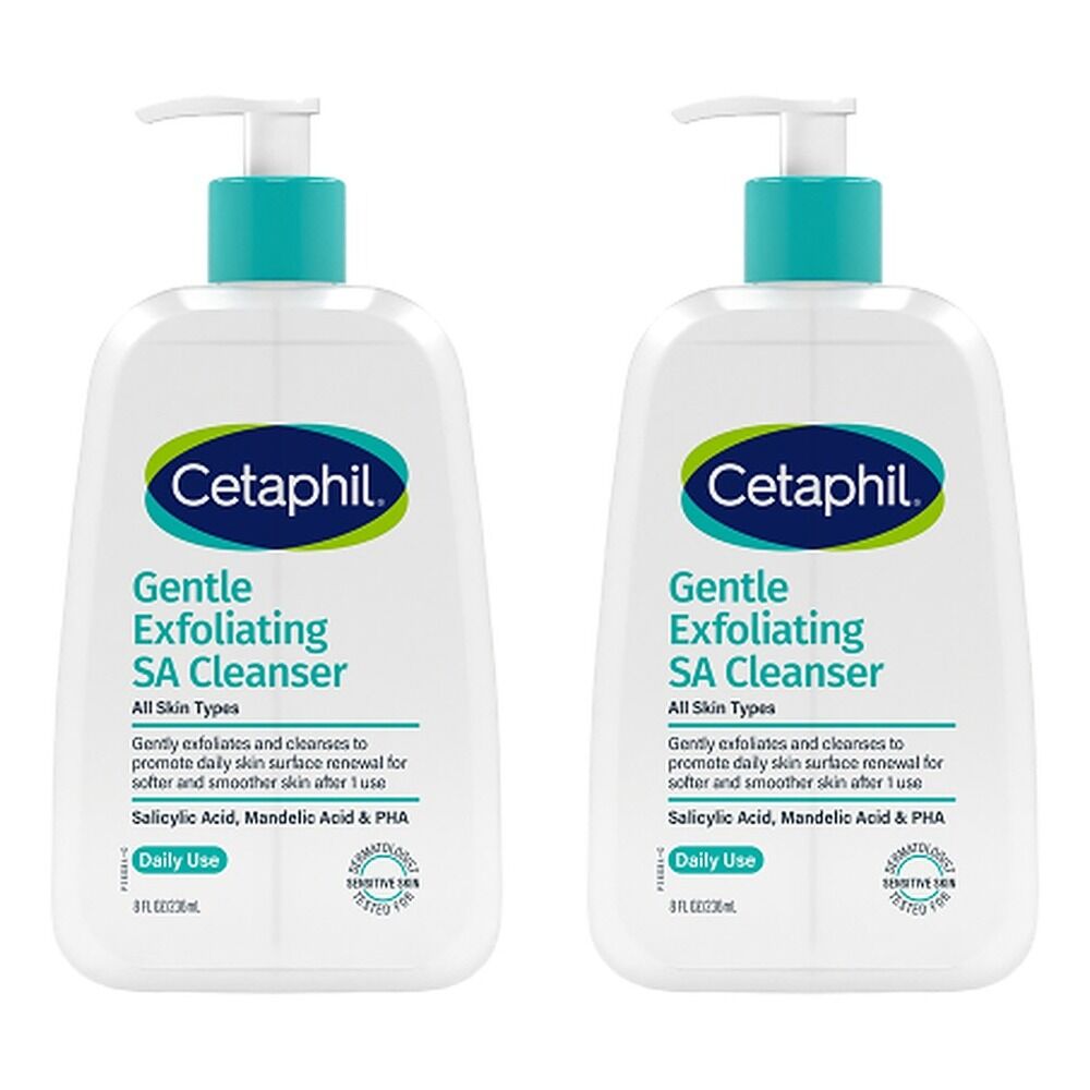 Cetaphil Gentle Exfoliating SA Cleanser 236mL Pack of 2