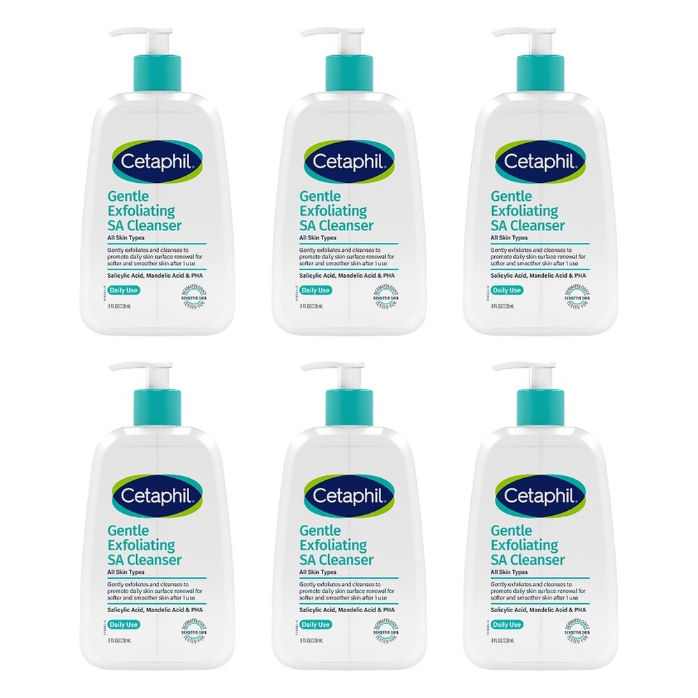 Cetaphil Gentle Exfoliating SA Cleanser 236mL Pack of 6