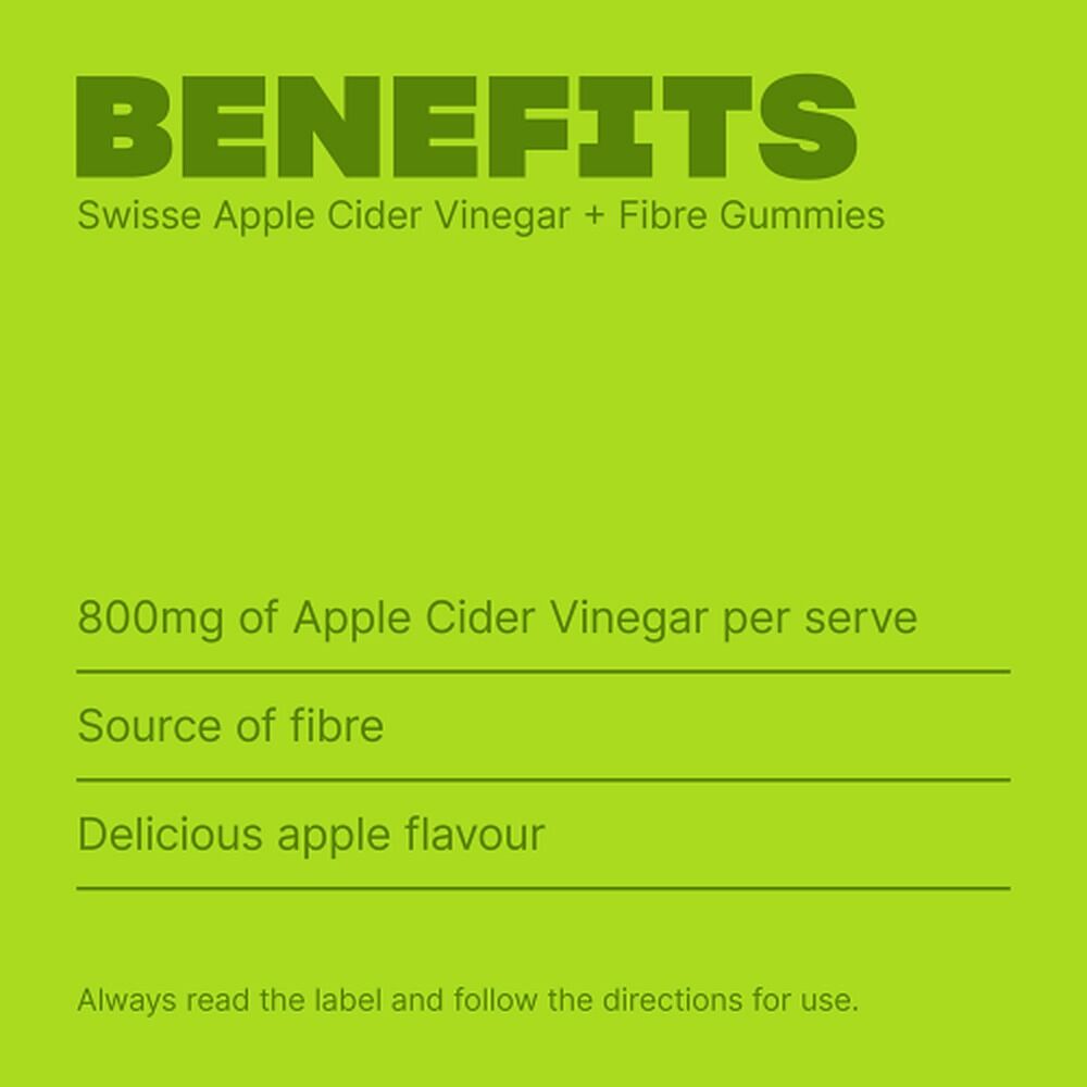 Swisse Apple Cider Vinegar + Fibre 45 Gummies