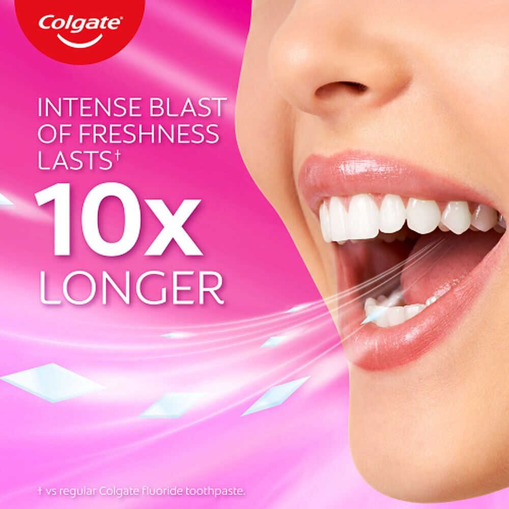 Colgate Max Fresh Watermelon Blast Toothpaste with Mini Breath Strips 100g