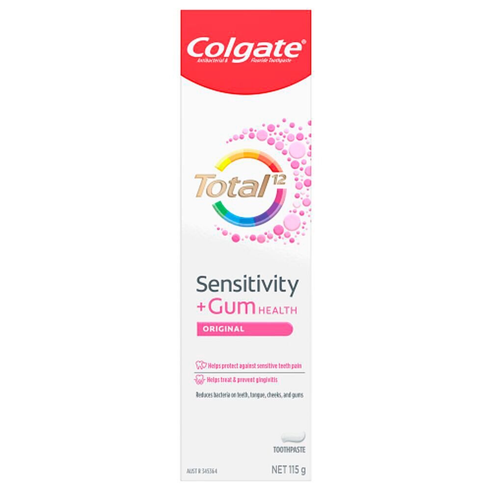 Colgate Total12 Sensitivity and Gum Health Original Toothpaste 115g