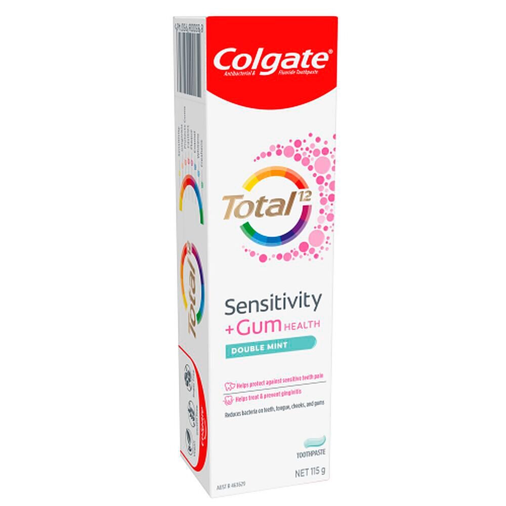 Colgate Total12 Sensitivity and Gum Health Double Mint Toothpaste 115g