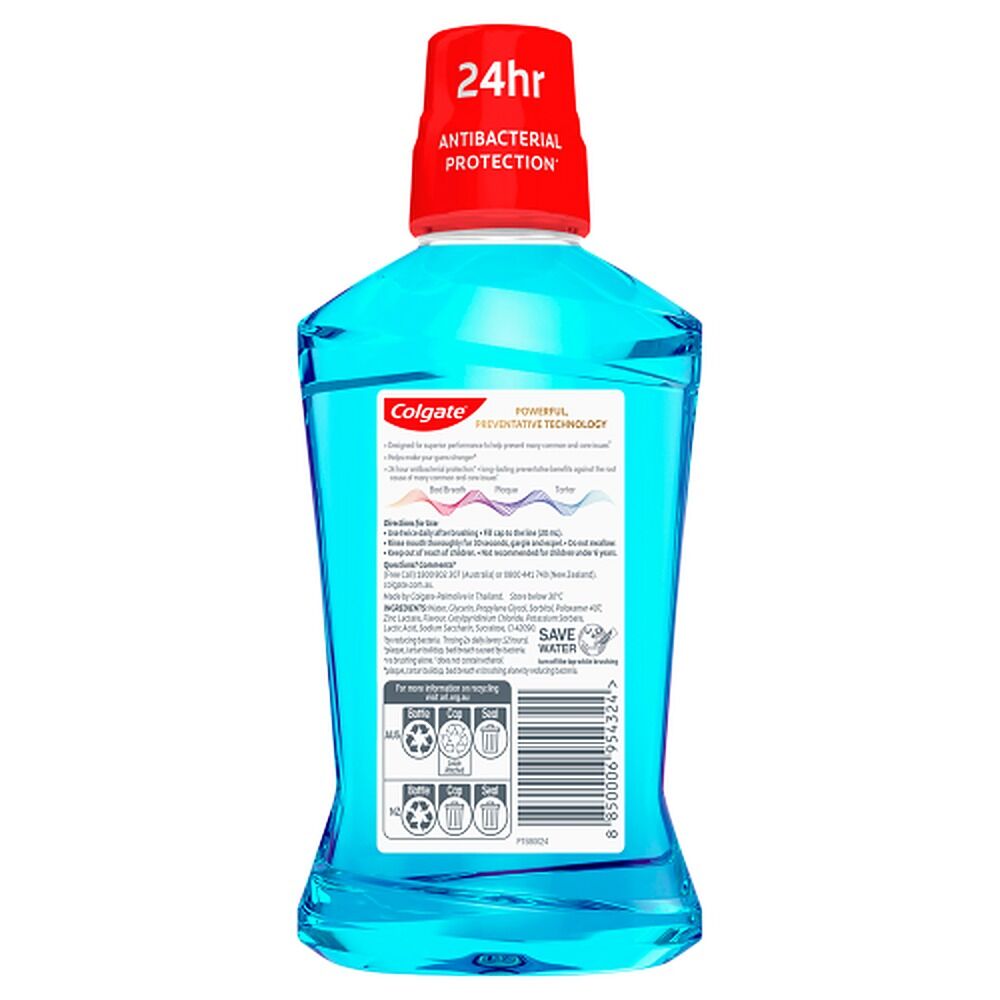 Colgate Total Mouth Wash Clean Mint 500mL