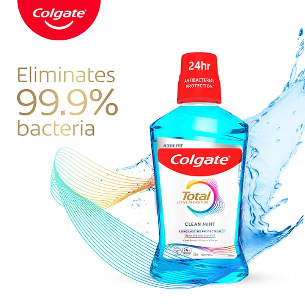 Colgate Total Mouth Wash Clean Mint 500mL