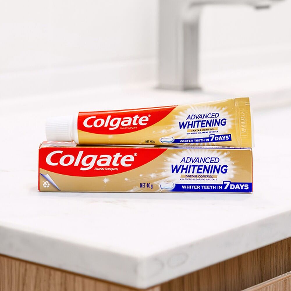 Colgate Advanced Whitening Tartar Control Toothpaste 40g