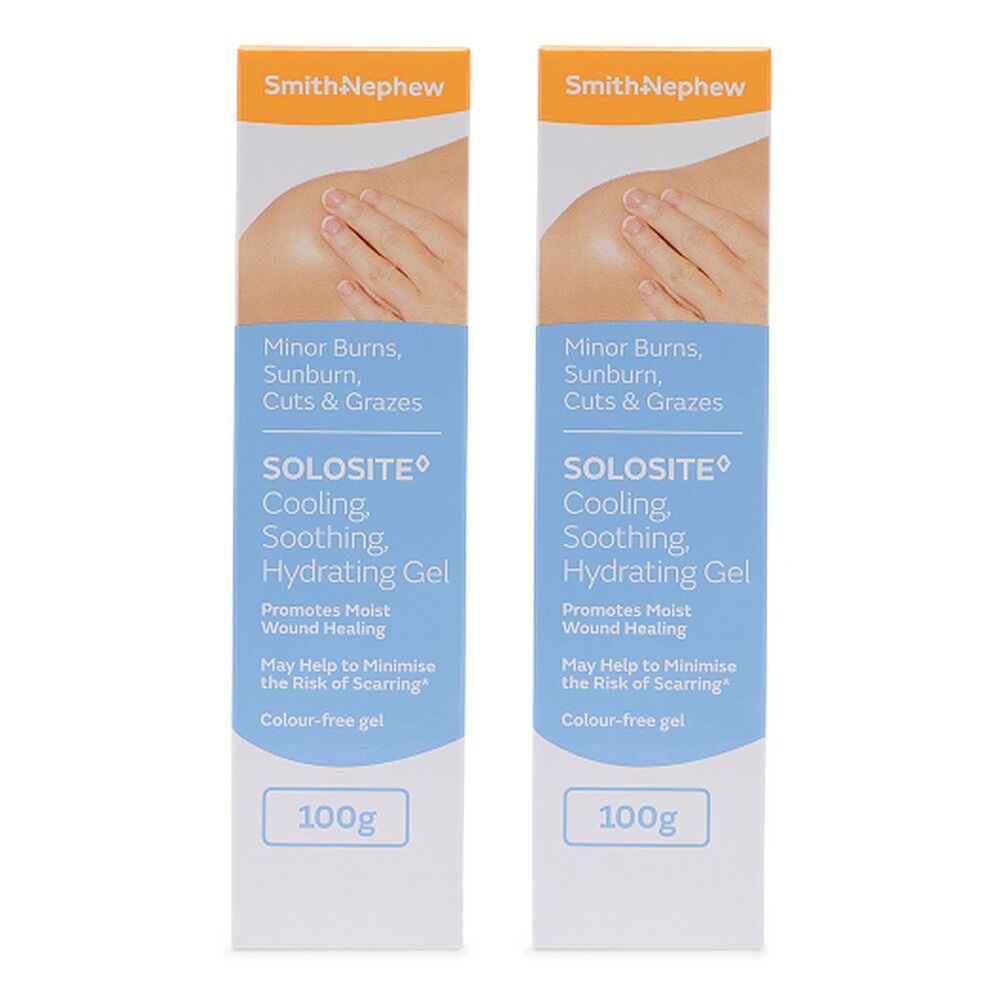 SOLOSITE Cooling, Soothing, Hydrating Gel Pack of 2