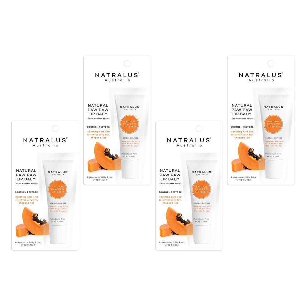 Natralus Pawpaw Balm 8g Pack of 4