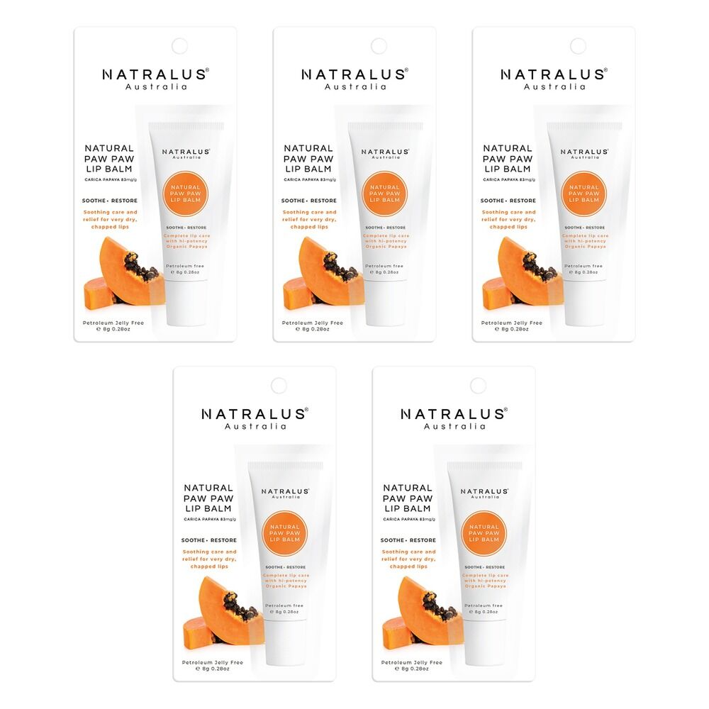 Natralus Pawpaw Balm 8g Pack of 5